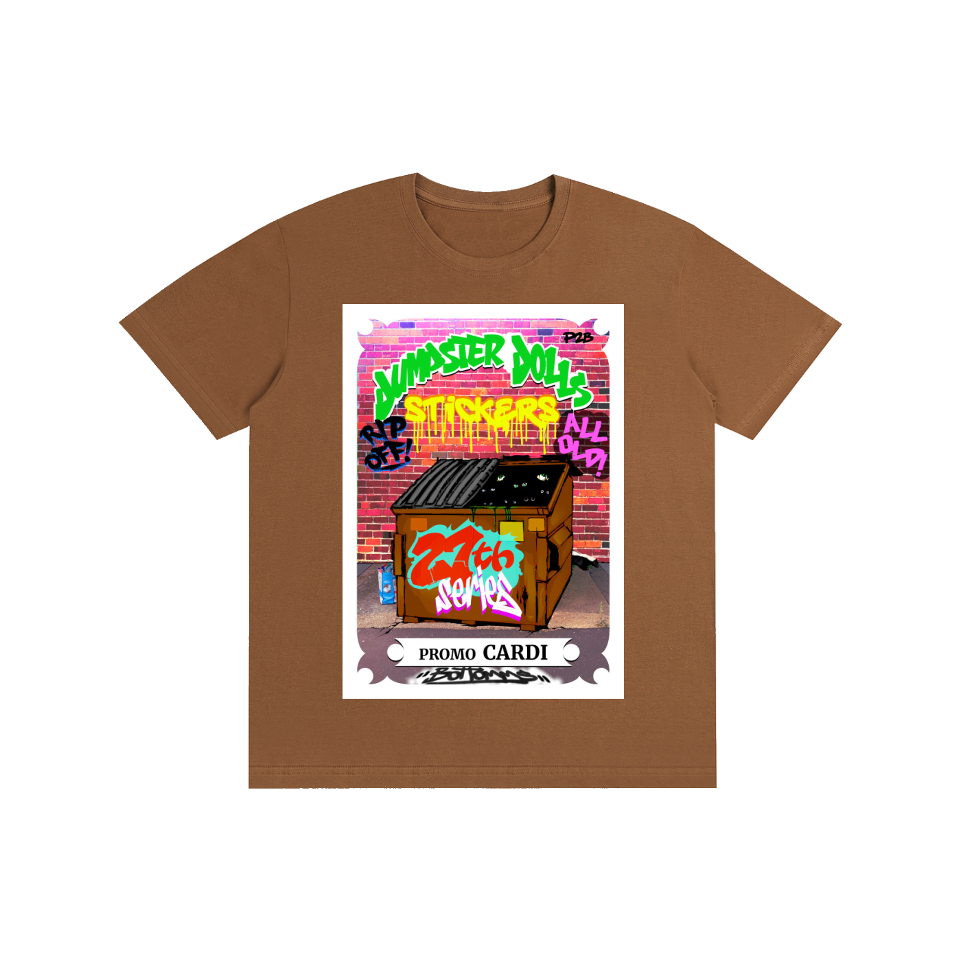Dumpster Dolls - Promo Cardi - Multiple Colors - Pure Cotton Unisex T-Shirt