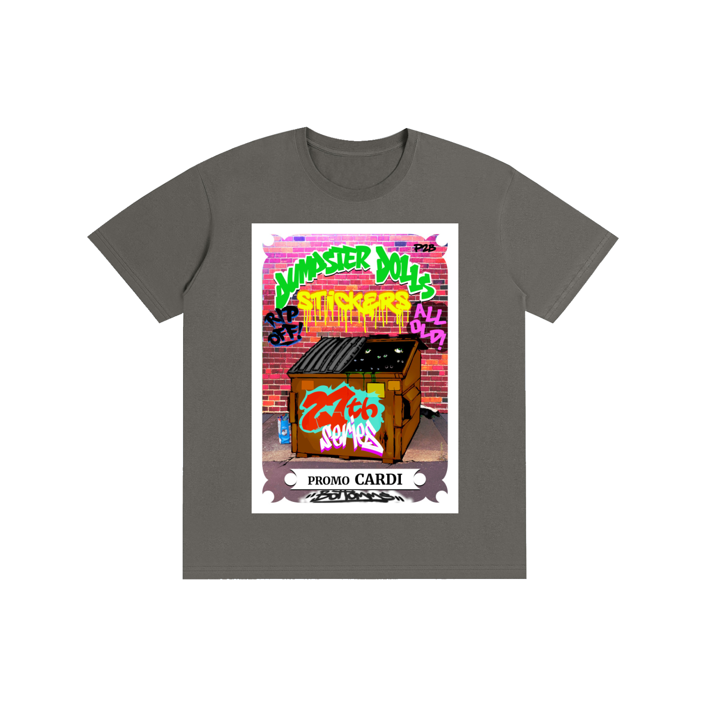 Dumpster Dolls - Promo Cardi - Multiple Colors - Pure Cotton Unisex T-Shirt