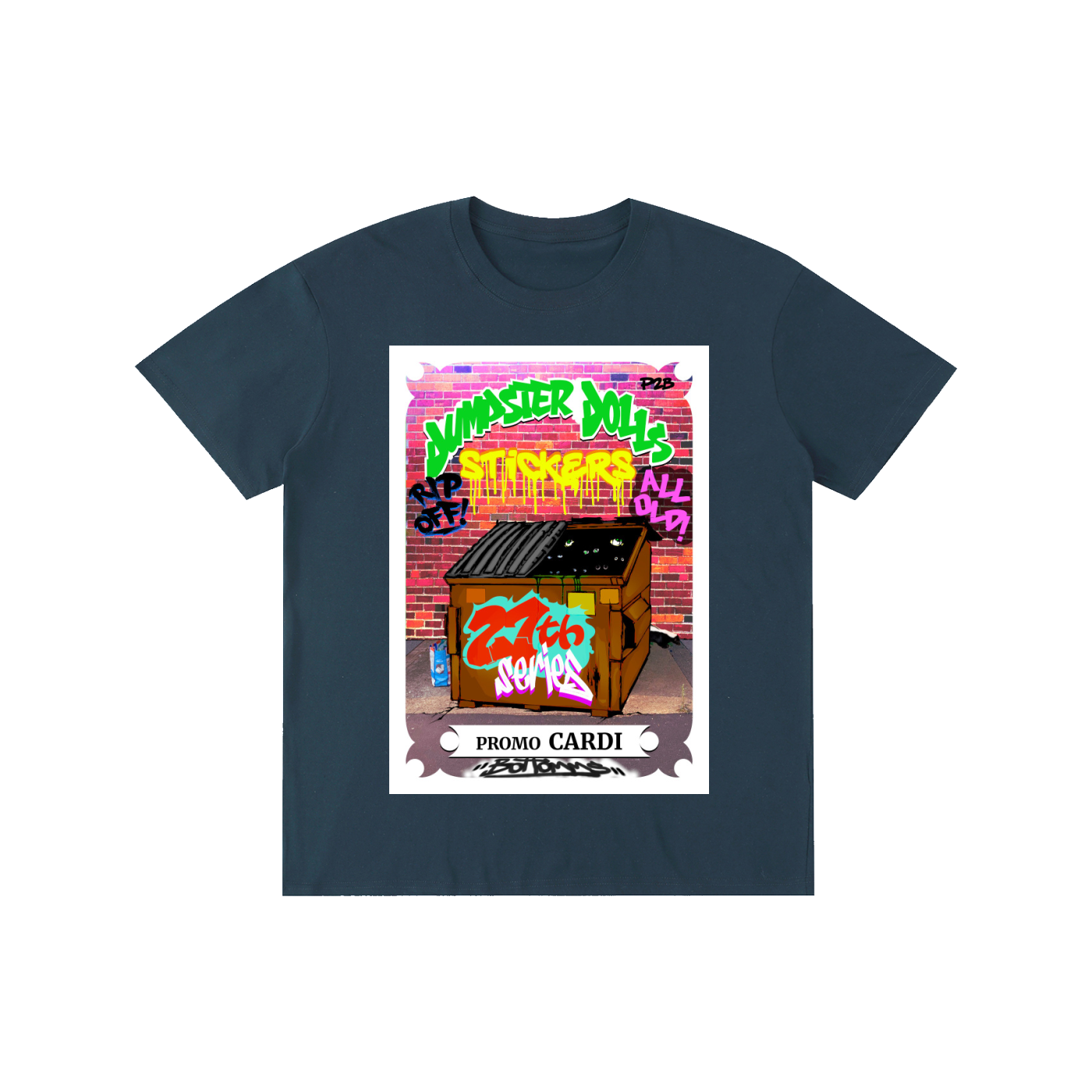 Dumpster Dolls - Promo Cardi - Multiple Colors - Pure Cotton Unisex T-Shirt