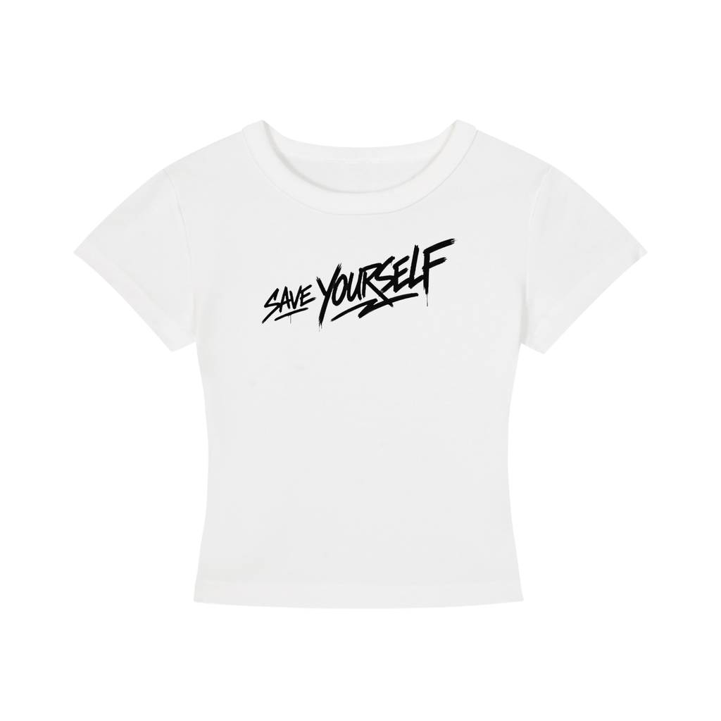 SAVE YOURSELF - Women's Cropped T-Shirt