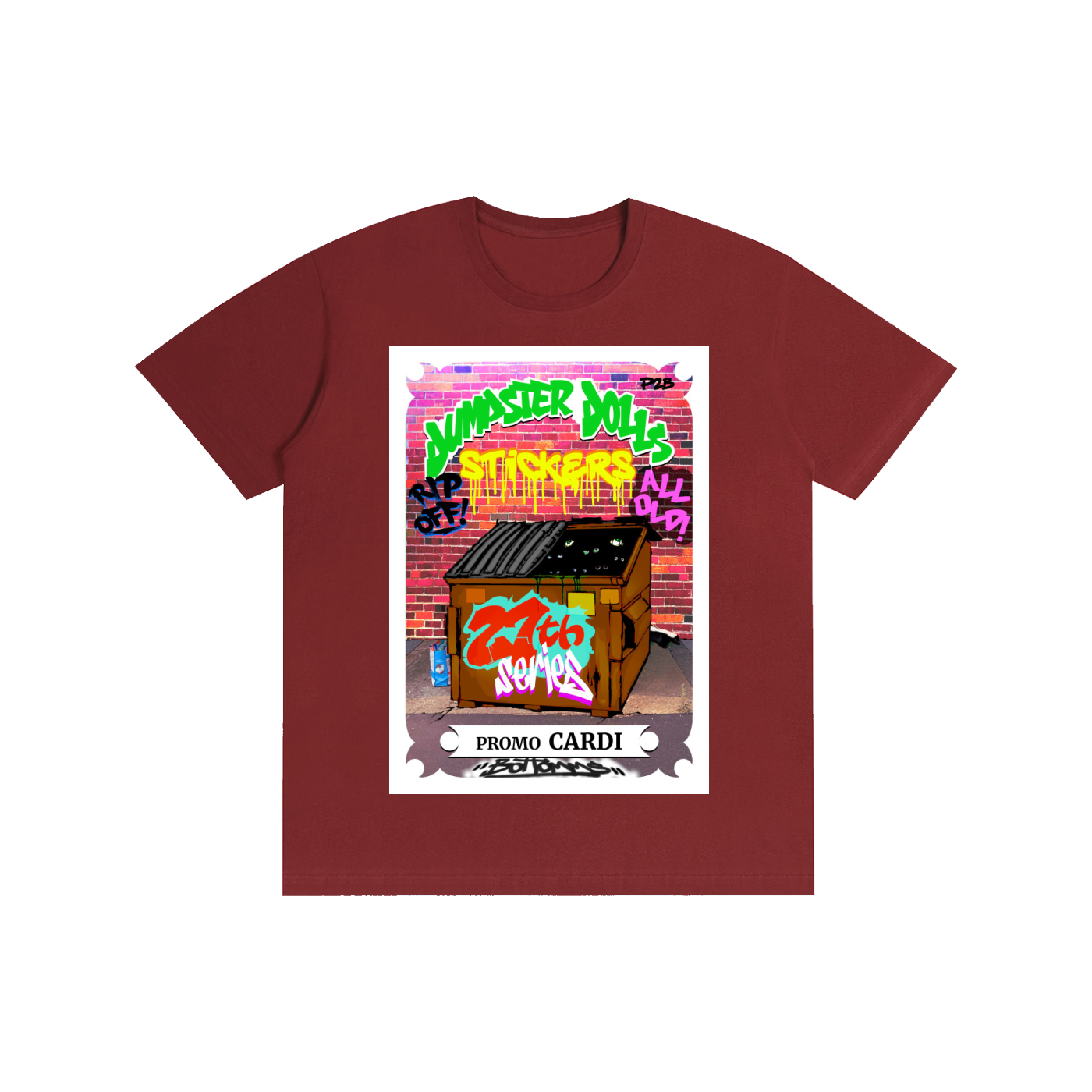 Dumpster Dolls - Promo Cardi - Multiple Colors - Pure Cotton Unisex T-Shirt